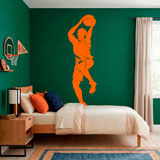 Wandtattoos: Basketball-Spieler schie&szlig;en 9
