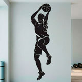 Wandtattoos: Basketball-Spieler schie&szlig;en 10