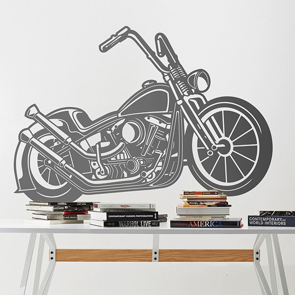 Wandtattoos von motorrad - Harley Davidson - WebWandtattoo.com