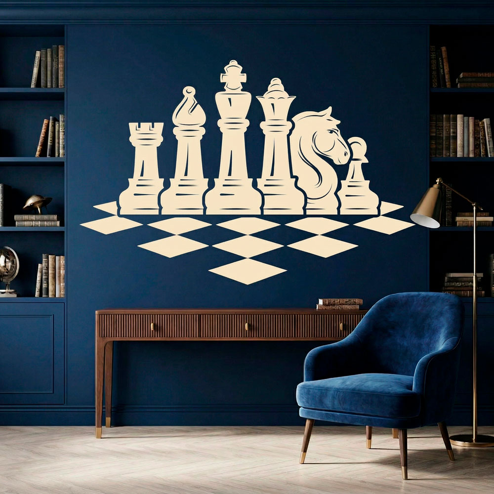 Wandtattoos: Schachbrett