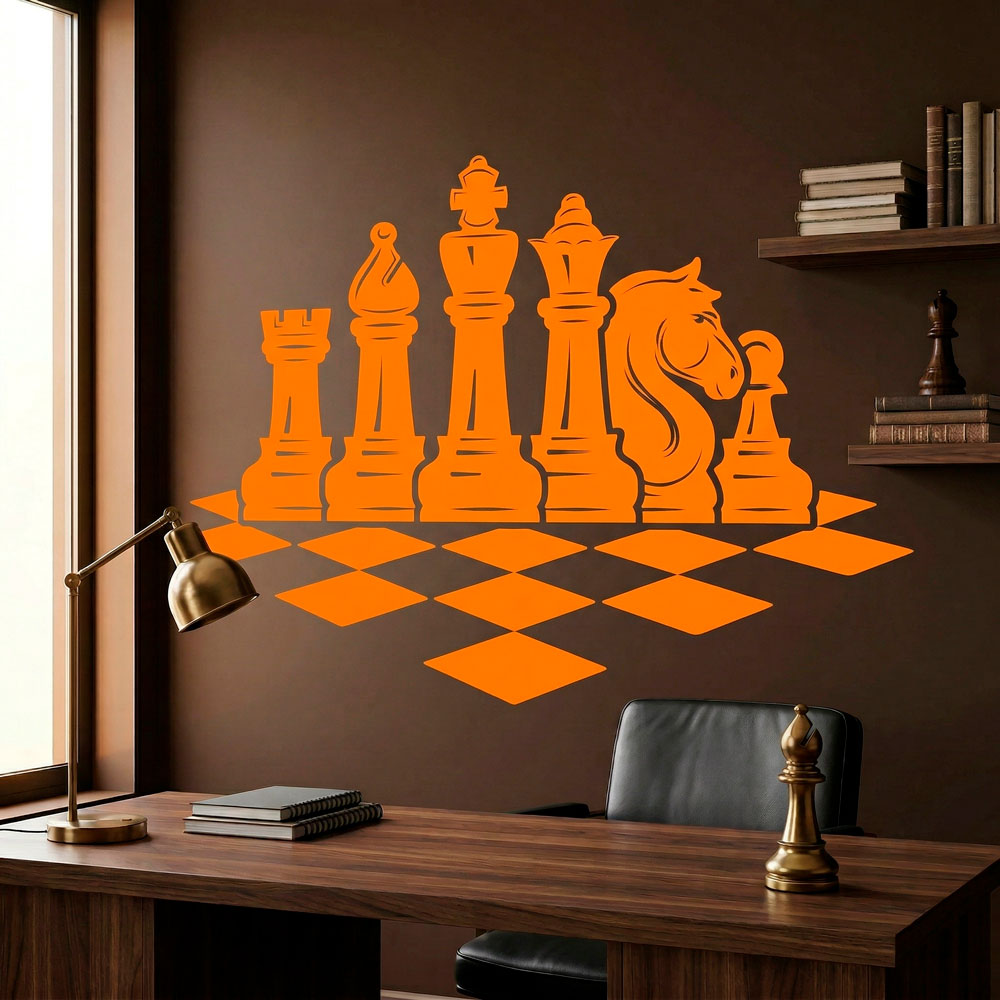 Wandtattoos: Schachbrett
