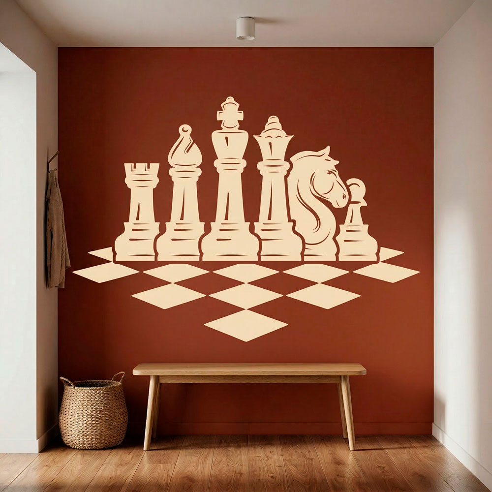 Wandtattoos: Schachbrett