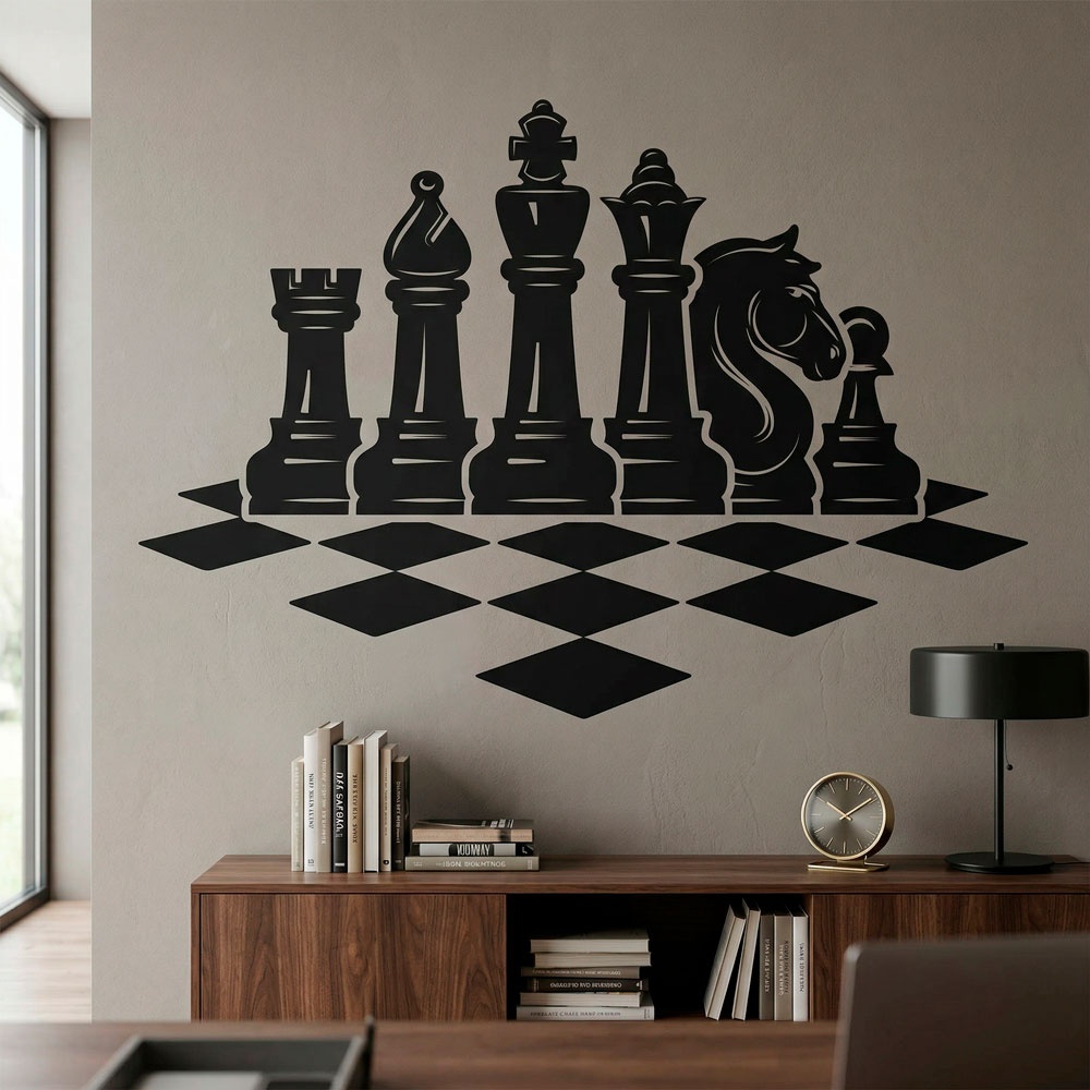 Wandtattoos: Schachbrett