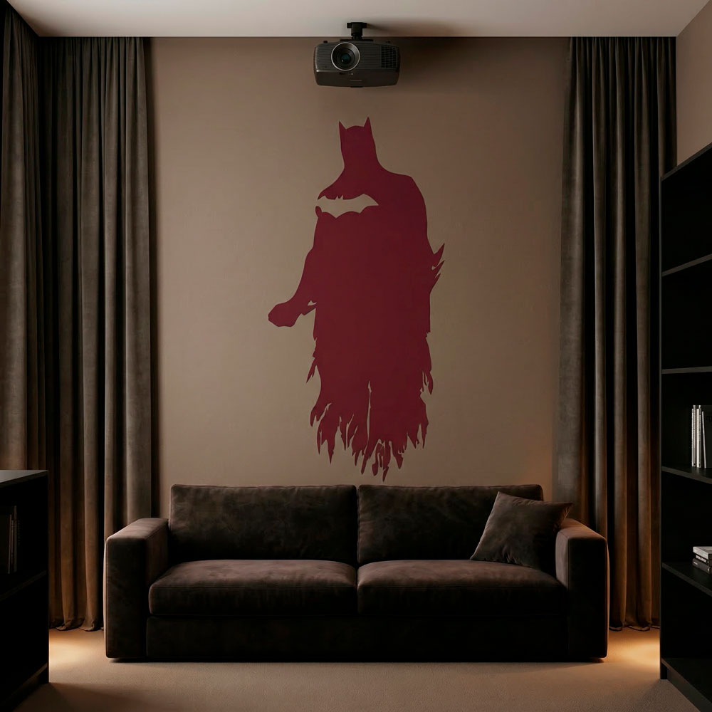 Wandtattoos: Batman-silhouette