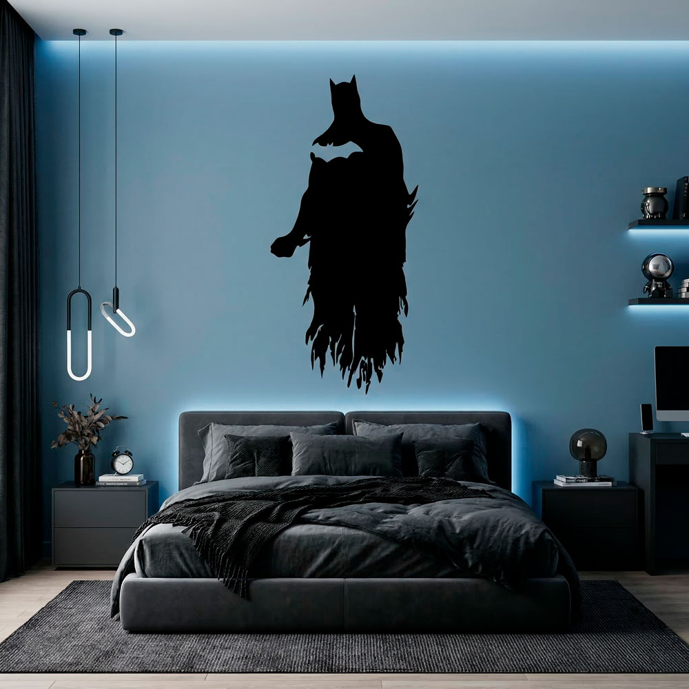 Wandtattoos: Batman-silhouette
