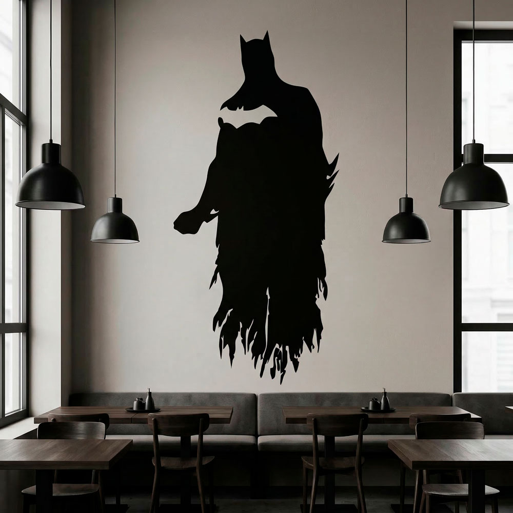 Wandtattoos: Batman-silhouette