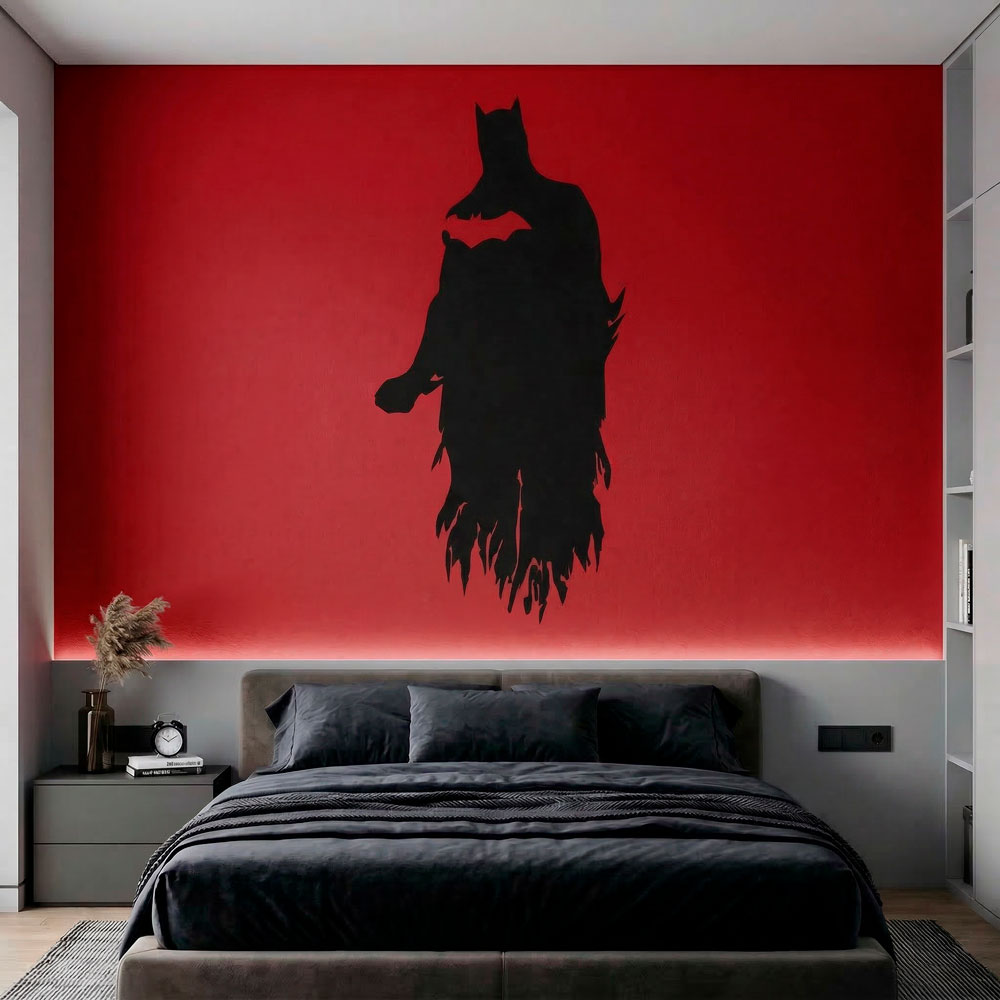 Wandtattoos: Batman-silhouette