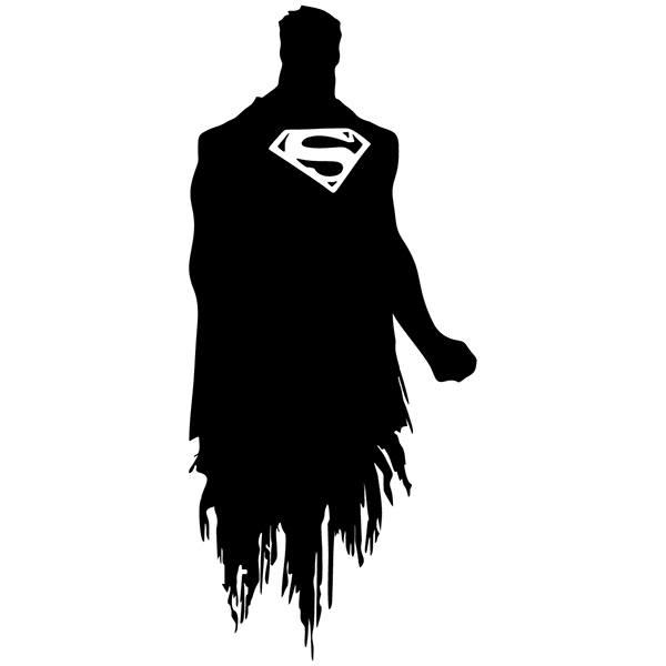 Wandtattoos: Superman-silhouette