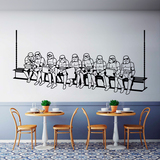 Wandtattoos: Stormtrooper Mittagessen 3