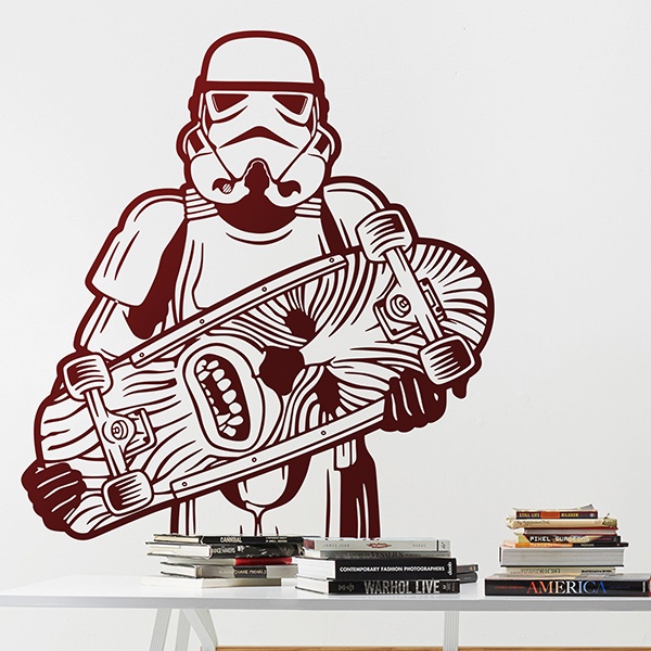 Wandtattoos: Stormtrooper Skate