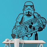 Wandtattoos: Stormtrooper Skate 3