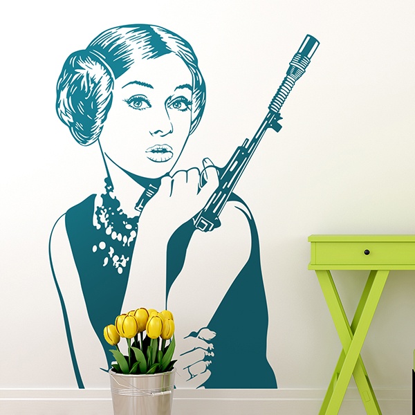 Wandtattoos: Audrey Leia