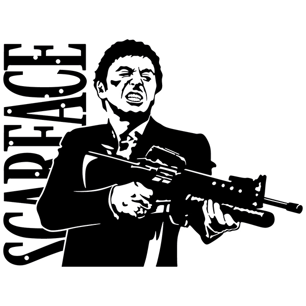 Wandtattoos: Scarface