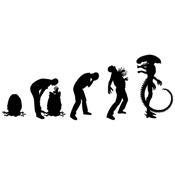 Wandtattoos: Alien Evolution
