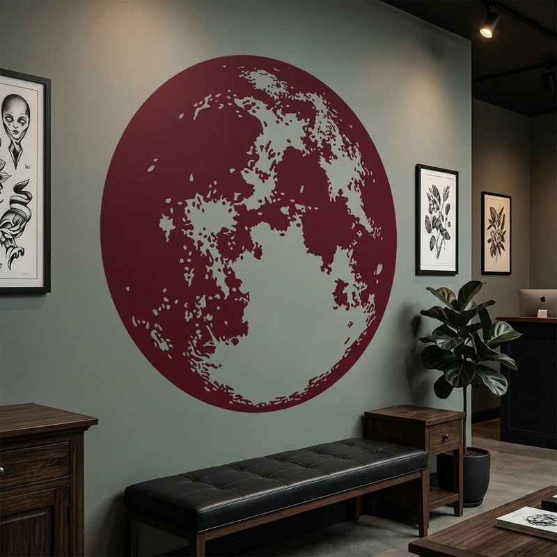 Wandtattoos: Vollmond