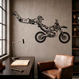 Wandtattoos: Superman springt Motocross 3
