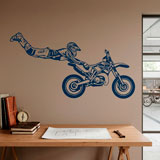Wandtattoos: Superman springt Motocross 5