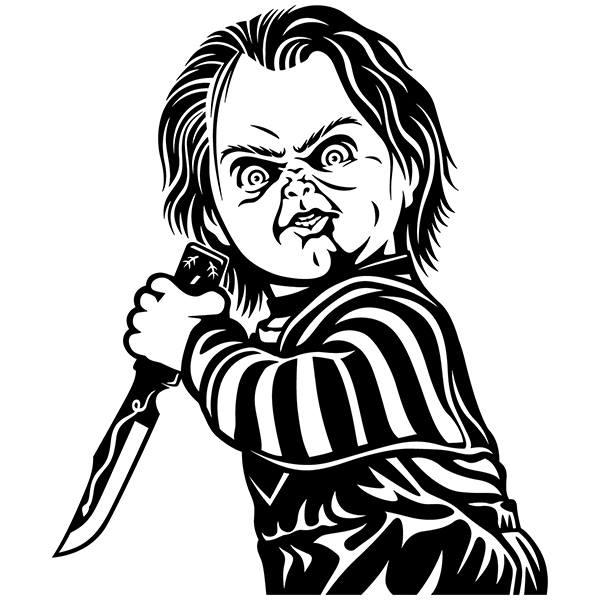 Wandtattoos: Chucky Die Mörderpuppe