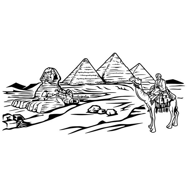 Wandtattoos: Pyramiden von Gizeh