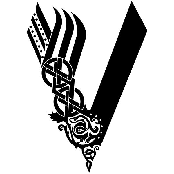 Wandtattoos: Vikings logo