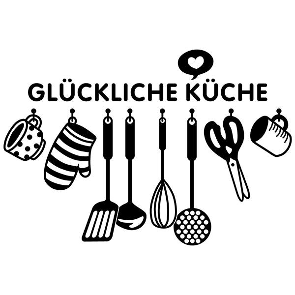 Wandtattoos: Glückliche Küche