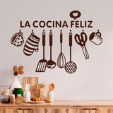 Wandtattoos: Glückliche Küche - Spanisch 2