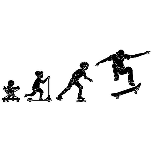 Wandtattoos: Entwicklung Skate