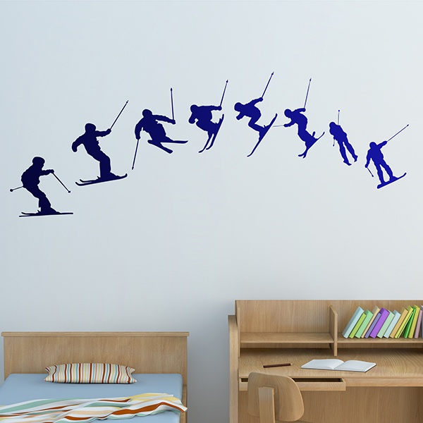 Wandtattoos: Ski Evolution 180º