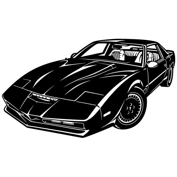 Wandtattoos: Knight Rider Kitt