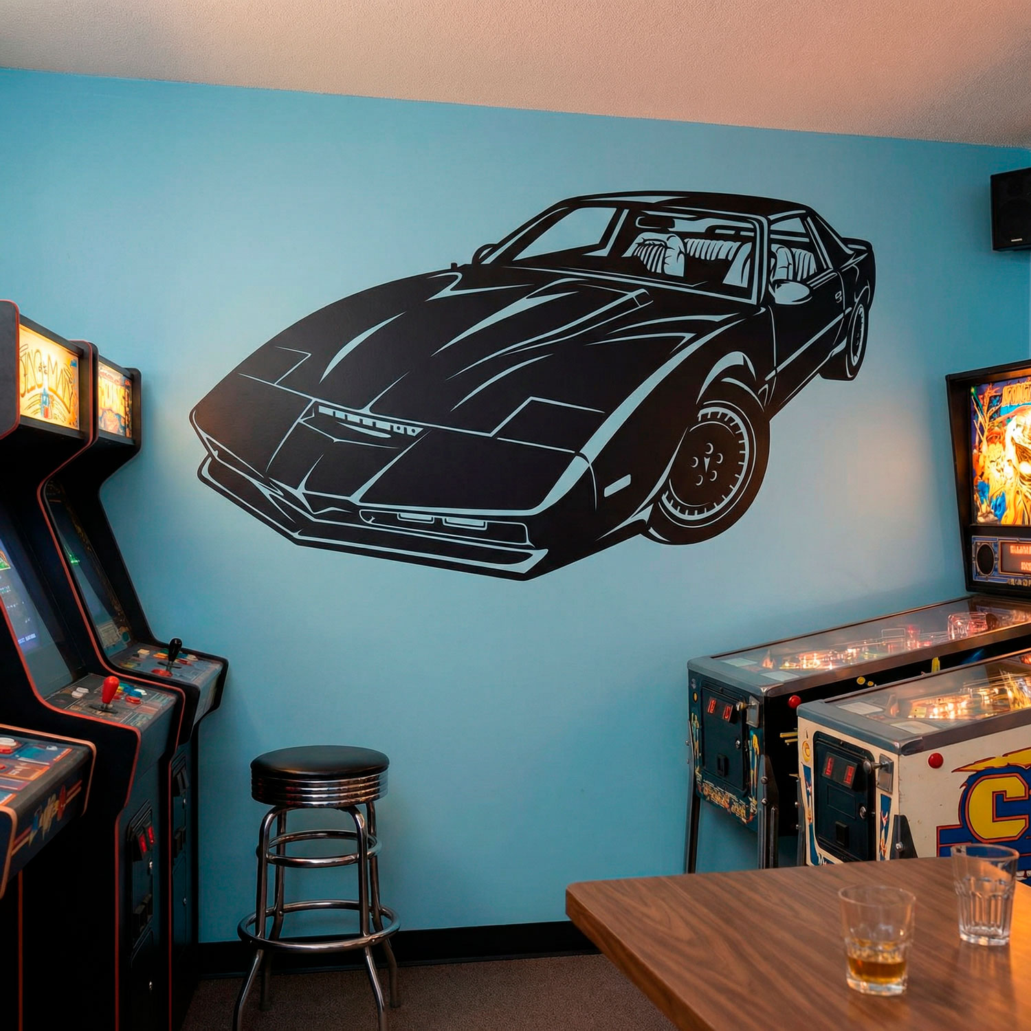 Wandtattoos: Knight Rider Kitt