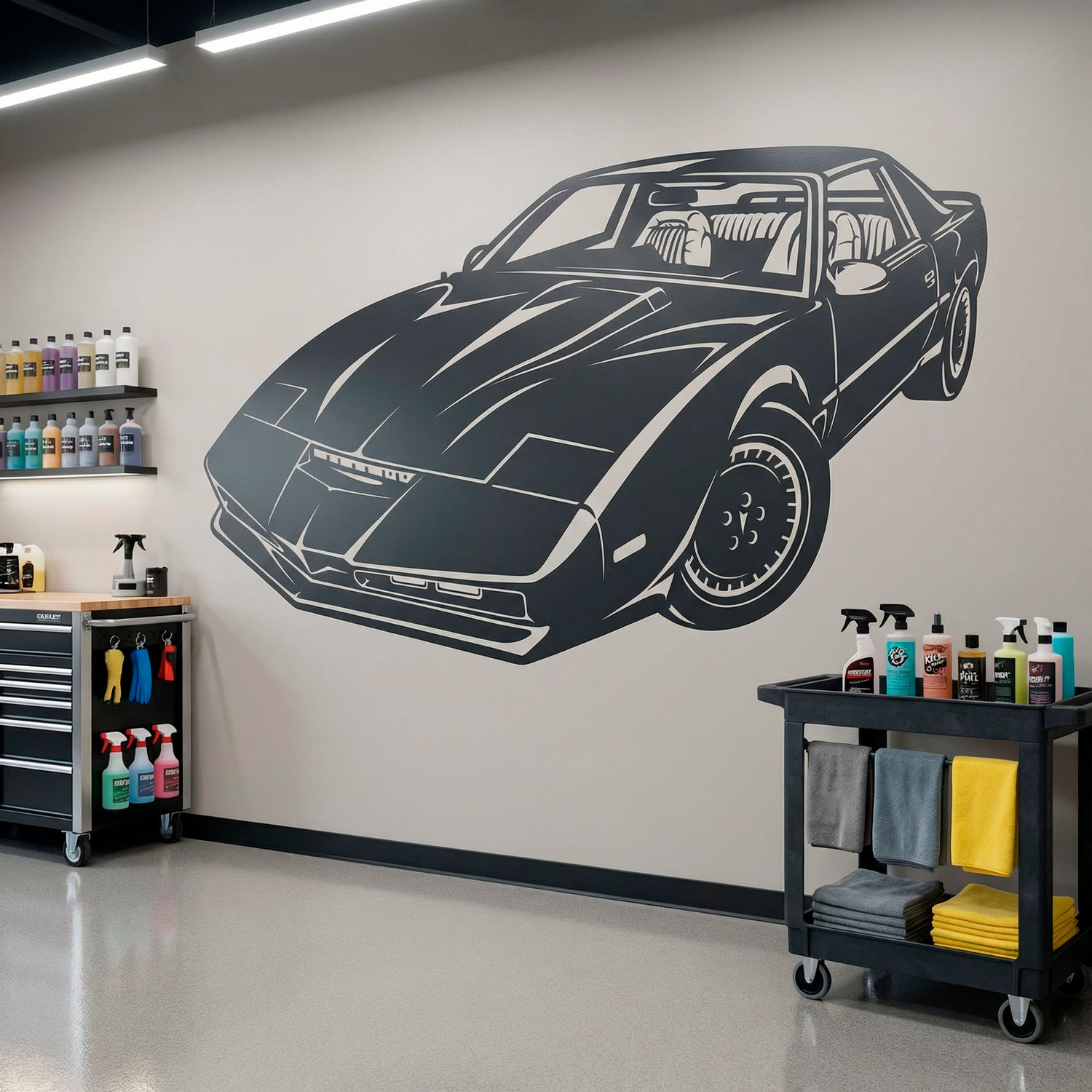 Wandtattoos: Knight Rider Kitt