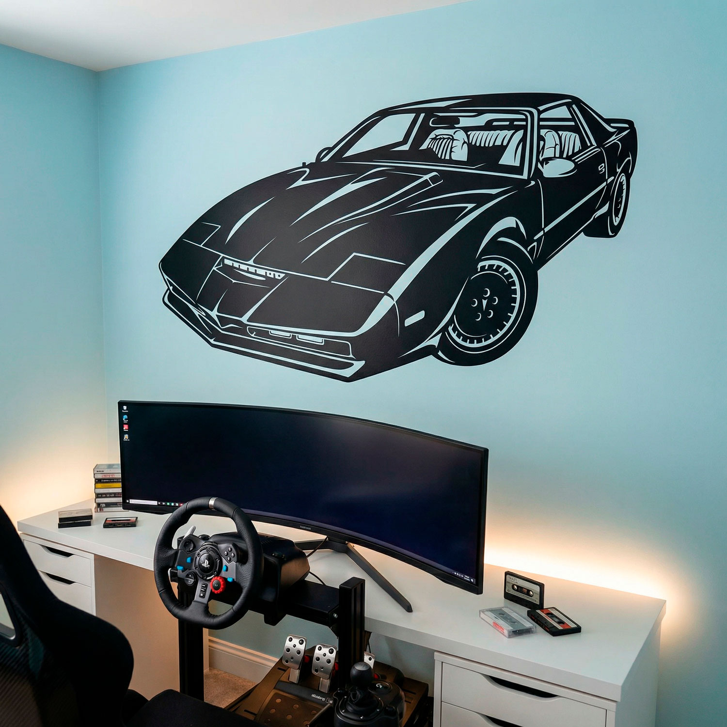 Wandtattoos: Knight Rider Kitt