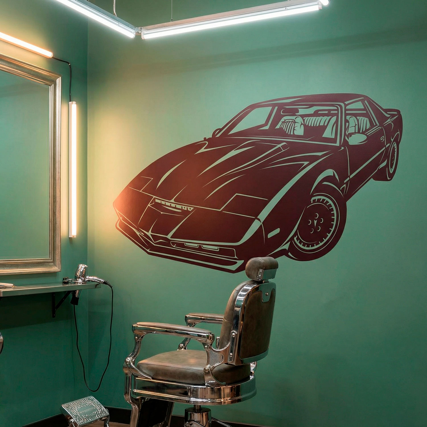 Wandtattoos: Knight Rider Kitt