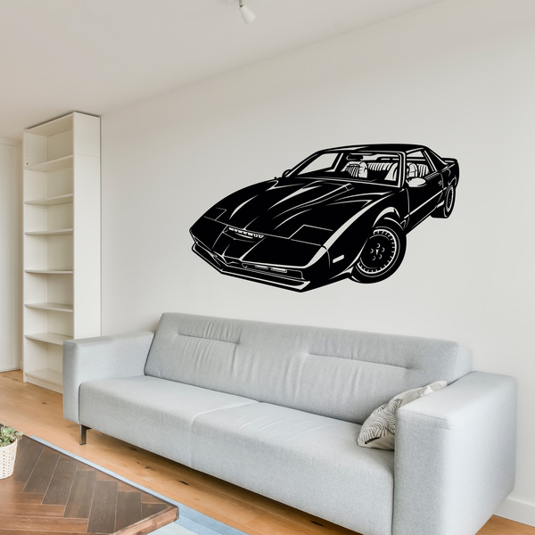 Wandtattoos: Knight Rider Kitt