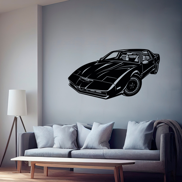 Wandtattoos: Knight Rider Kitt