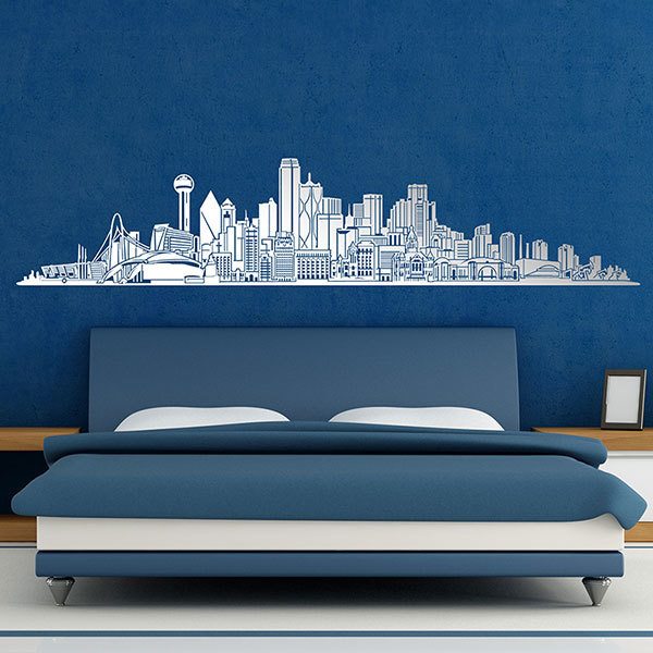 Wandtattoos: Dallas Skyline