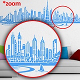 Wandtattoos: Dubai Skyline 4