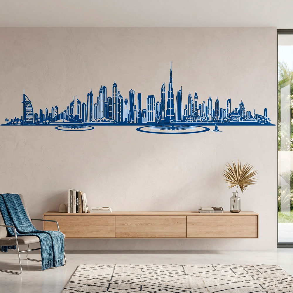 Wandtattoos: Dubai Skyline