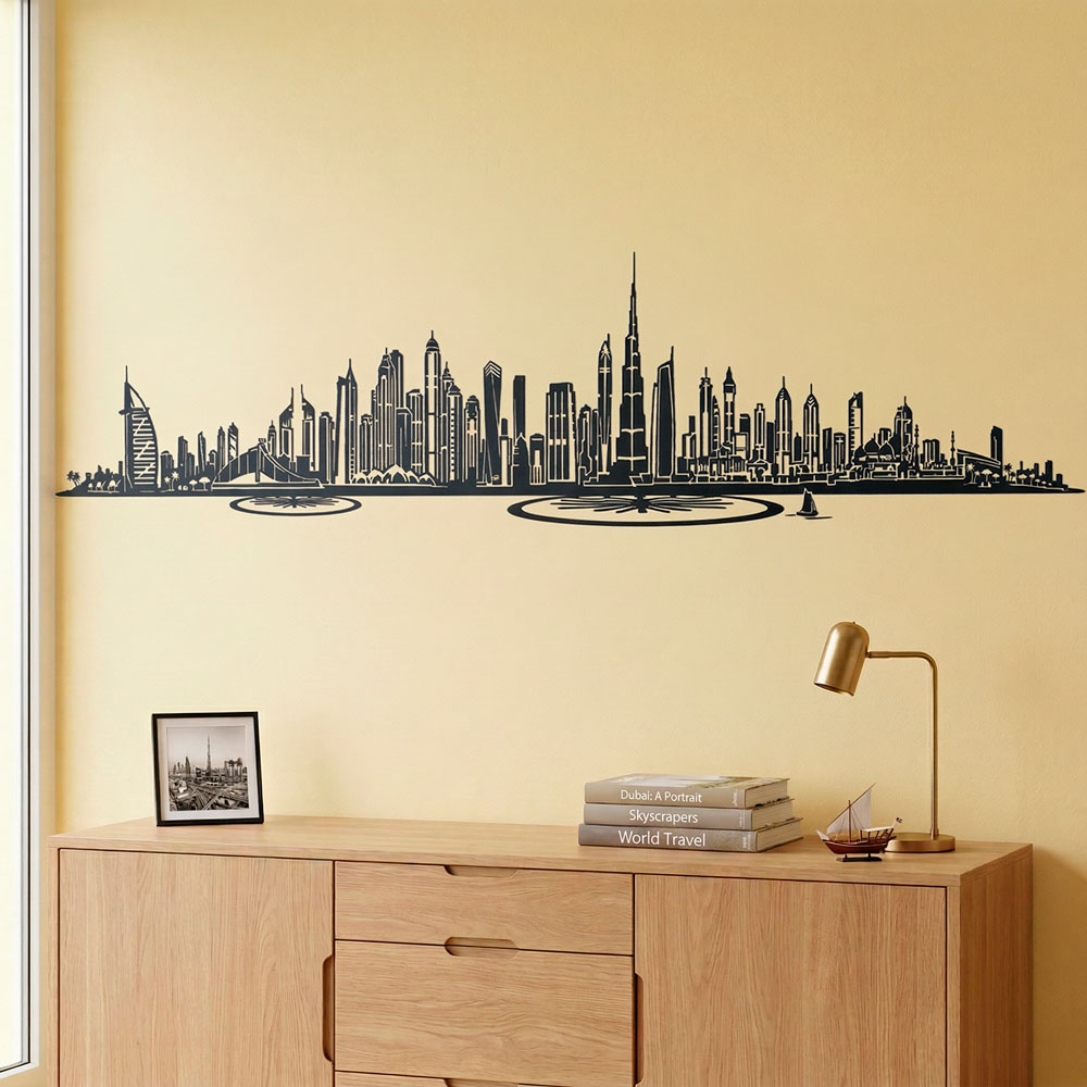 Wandtattoos: Dubai Skyline