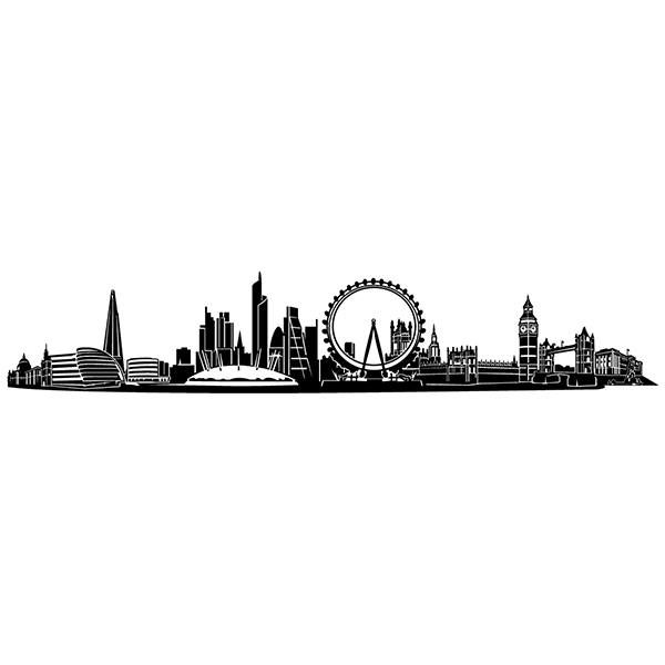 Wandtattoos: London Skyline 2018
