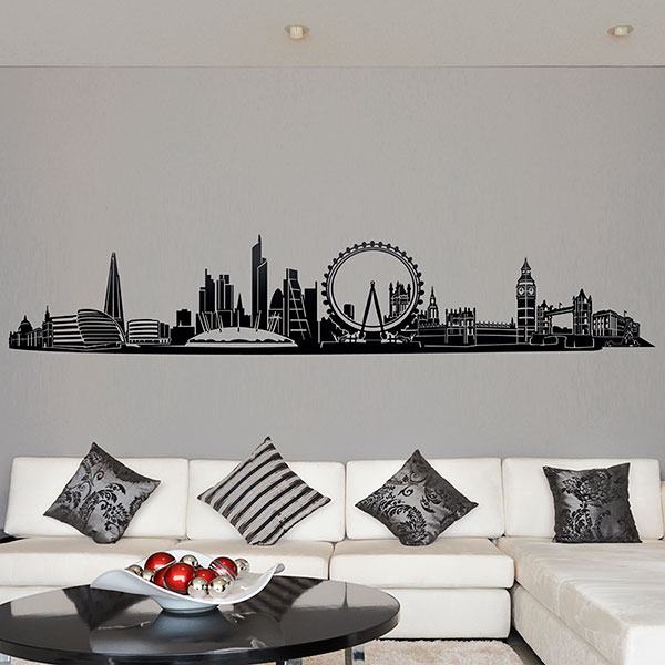 Wandtattoos: London Skyline 2018