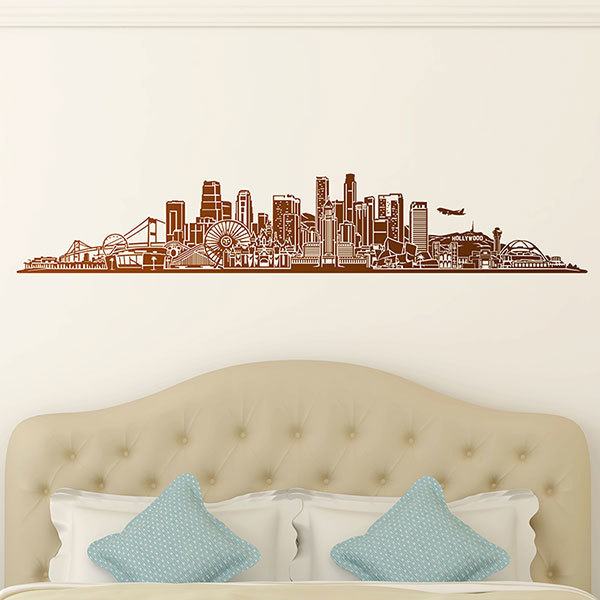 Wandtattoos: Los Angeles Skyline