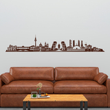 Wandtattoos: Madrid Skyline  3