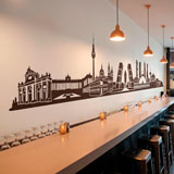 Wandtattoos: Madrid Skyline  7