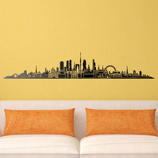 Wandtattoos: Moscow Skyline