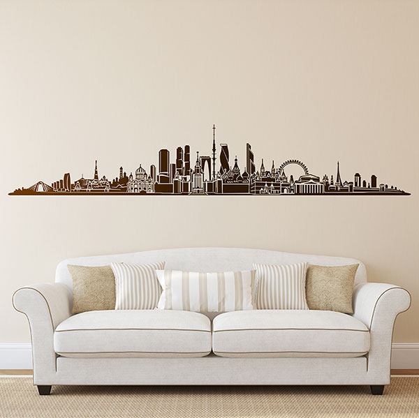 Wandtattoos: Moscow Skyline