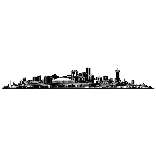 Wandtattoos: New Orleans Skyline