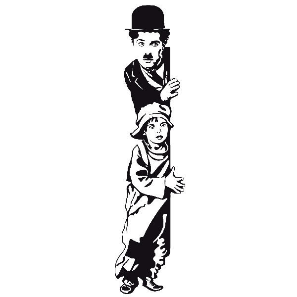 Wandtattoos: Chaplin The Kid