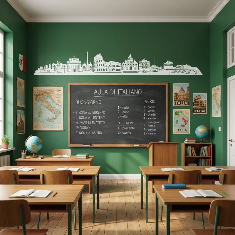 Wandtattoos: Rom Skyline 2018