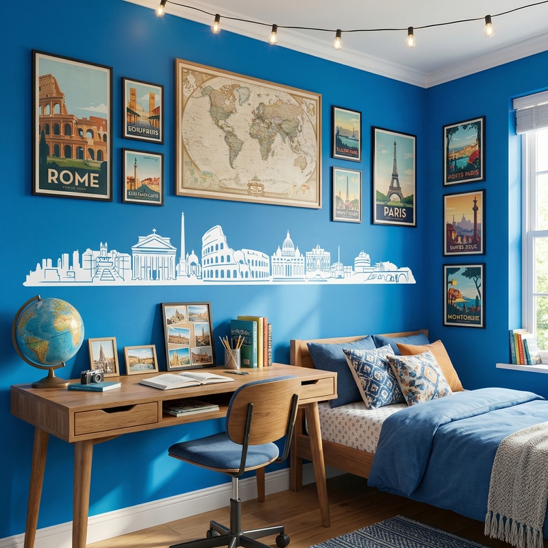 Wandtattoos: Rom Skyline 2018